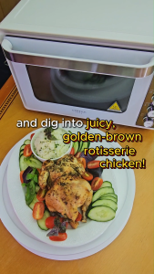 CORELLE SEKA Air Fryer Toaster Oven 33L - Korean-style Minimalist White