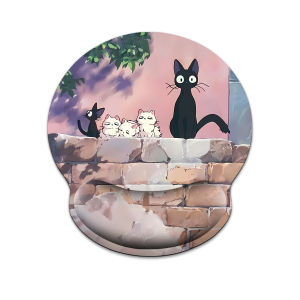 All Kinds of Cat Aliens Wrist Mouse Pad Ergonomic Soft Anti-Slip Wrist Rest Support Mat Computer Mouse Pad For Office  PC