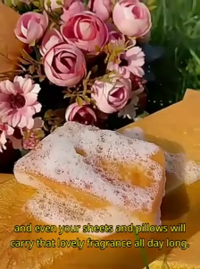 Essential Oil Perfume Soap Korea Whitening Original — Natural Herbal Amino Acid Golden Soap Long Lasting Luxurious Fragrance Moisturizing Bath Body Soap for Women for men