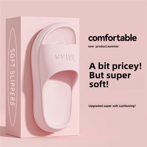 MONLEYTA | Womens Thick Bottom Slippers Summer Outdoor Fashion 2025 New Home Indoor Dormitory Bathroom Heightening Cool Slippers