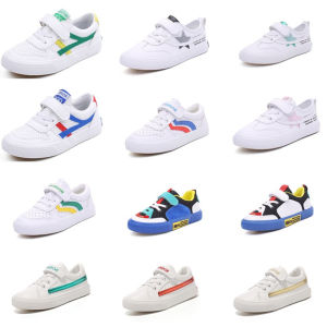 Giày Trẻ Em Warrior Mùa Xuân 20 Giày Vải Bố Trẻ Em Mẫu Mới Giày Thường Ngày Trẻ Em Nam Nữ Sợi Nhỏ Dán Ma Thuật Phong Cách Hàn Quốc Cổ Thấp Sành Điệu