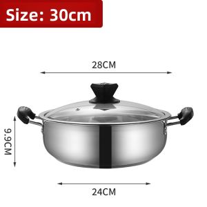 WEIMEIYUAN | Stainless Steel Thick Soup Pot for Home Use