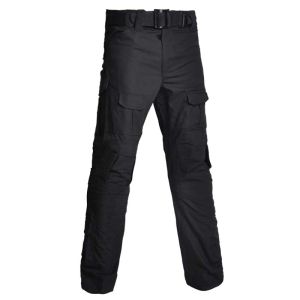 Mens G2 Frog Tactical Suit Combat Shirt Pants Set Camo Black Military Style Uniform with Knee Pads Gloves for Hunting Hiking