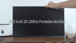 HGFRTEE 24.5-inch Portable Monitor 2.5K 1440p 165HZ Ultra-High Refresh Rate Gaming Portable Monitor for Laptops Mobile Phones PCs Macs PS3/4/5 Xbox Switch