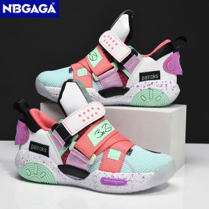 New Teenagers Sports Shoes Breathable Professional Basketball Shoes For Childrens Boys Summer Running Size 31-40