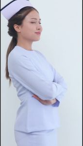 Uniform Studio กางเกงพยาบาล ทรงมาตรฐาน สีขาว