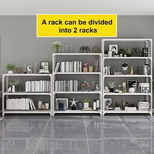 Global 3/4/5 layer Metal Rack Steel Shelves Metal Storage Shelves Shelf Storage Supermarket Angle Steel Balcony Kitchen Warehouse display shelf  household angle steel shelf Cold-rolled Steel Tiers Shelving Units Adjustable
