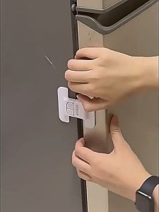 2PCS Fridge Lock Kids Security Protection Lock for Refrigerator Furniture Cabinet Water Dispenser