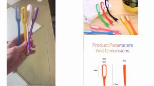 5V USB LED Light Portable Mini Book Readinng Lamp For Power Bank/computer Flexible Bendable Night Light Laptop Desk Book Light