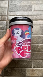 Botol Minum Mug Cangkir Plastik Anak Little Pony Tumbler Kecil Hadiah