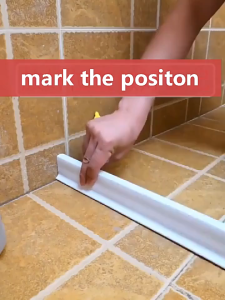 Kitchen sink water stopper blocker Shower bathroom Dry Wet Separation water stopper barrier strip sink