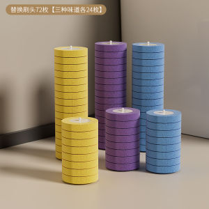 Disposable Suction Cup Toilet Brush with Built-In Cleaning Liquid Wall-Mounted High-End Bathroom Toilet Cleaning Tool