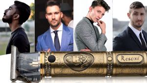 Alat Cukur Naga T9 Vintage Premium Trimmer Elektrik Mesin Potong Pangkas Rambut Kumis Jenggot Bulu Pria Pencukur Bullu Miss V Alat Ukir Dapat Diisi Ulang USB Profesional