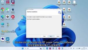 0.01~20GHz USB RF Power Meter PC Software Control Radio UAV Drone Image Data Transmission Measures RF Signal Power Detection 8G