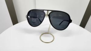 Trendy Gradient Blue Lens Oversized Pilot Sunglasses Women Brand Design Vintage Tortoise Shell Aviation Men Shades Sun Glasses