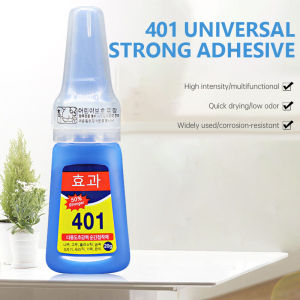 VEDO💕Versi Korea 401 Lem Cepat Kering Tahan Air Lem Kuat Tahan Air Lem Kuku Rumah Tangga Lem Kuku Universal