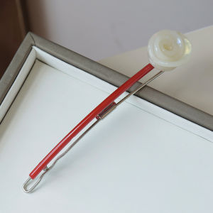 Elegant Acetate Rose Flower Hair Clip Frog Buckle Bun Headband Original Design Fashionable Hair Accessories for Women