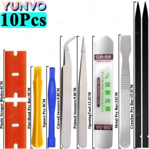 Multi-function Phone Repair Tool Kit LCD Screen Opening Pry Glue Removal Cleaning Tools for iPhone iPad Tablet Laptop Watch