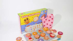 Wooden Christmas Cookie Play Food Set Slice Bake Kitchen Accessories Food Toys Xmas Party Gifts Kids Matching Learning Toys