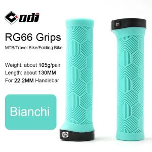Odi | ODI Rubber Lock-on Handlebar Grips for MTB Dirt Jump Off-Road & Folding Bikes Shock-Absorbing Anti-Slip