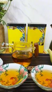 Trà Kim Tuấn Mi Hộp Thiếc Vàng 80gr