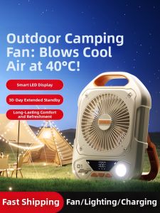 Portable Rechargeable USB Camping Fan Ultra Quiet Office Desktop Cooling Air Conditioner Student Dormitory Fishing Tent Mini 1307