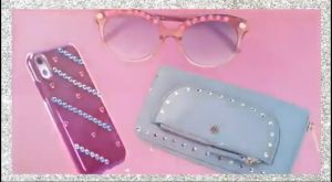 KL READY STOCK 180 Gems Kit Blinger Deluxe Set Girls Toys Makeup Play Jewel Girls Hair Sticker DIY Hair Design Hair S