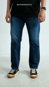 Bombboogie Celana Jeans Pria Slimfit K7 Series Medium Blue 43SK7B3ML
