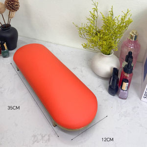 Accessible Luxury Japanese-Style Wrought Iron Manicure Hand Pillow Suit Leather Stain-Resistant Stain-Resistant High-Grade Hand Cushion for Nail Beauty Shop Tools