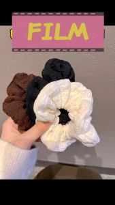 Soft Scrunchies Large Hair Rope Elastic Rubber Hair Ties Fashion Ponytail Holder for Girls Women