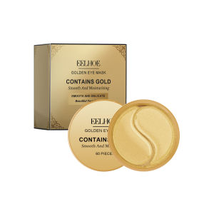 EELHOE Golden Collagen Eye Mask Anti Dark Circles Removal Eye Bags Moisturizing Firming Eye Patches Skin Care Products Gold Snail Eye Mask Wrinkles Remover Anti Dark Circles Puffyness Firming Dilute Fine Lines Brightening Moisturizing Eye Patches