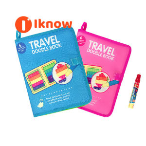 I Know Reusable Magic Water Drawing Book สมุดระบายสีด้วยปากกาน้ำภาพวาดของเล่น Drawing Doodle Board สำหรับเด็กวันเกิด Gift