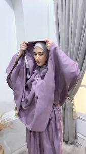 MUKENA SAKEENA - Nara Series Katun Traveling Premium Mini Pouch 2in1