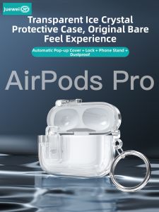 Protective Dustproof Lockable Phone Stand Earbud Case