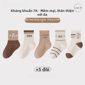Vớ Bông Không Xù Không Có Xương Sống Kháng Khuẩn