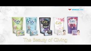 Giv Flawless White Sabun Mandi Cair Sakura & Pearl Pouch 400ml