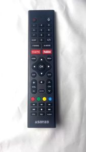 Remote điều khiển tivi ASANZO Mã 02 giọng nói điều khiển TV ASANZO dòng Internet/LED/LCD - Tặng kèm pin - GDBG