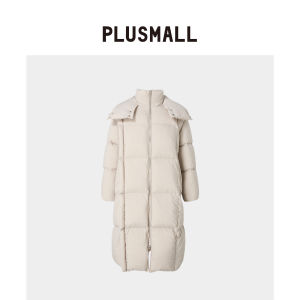 Down Filled Padded Loose Hooded Jacket 90 White Duck Down