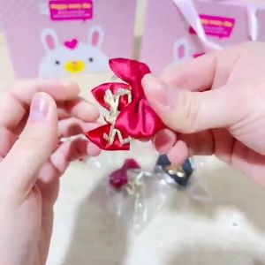 SHOPHOME - Jepit Rambut Pita lucu anak perempuan wanita dewasa korea Jepitan hiasan Mutiara ACC13