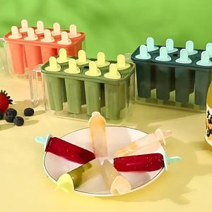 [8 In 1] Kitchenut Homemade Ice Cream Popsicle Mould Acuan Ais Krim Tray Ice Cream Maker Ice Pop Mold Dessert 雪糕模具
