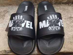 Sandal Selop MARVEL Anak dan Dewasa - Sandal Flip Flop Free Paperbag - Sandal Anak Laki-laki dan Perempuan - Kekinian - REZKA SHOP 88