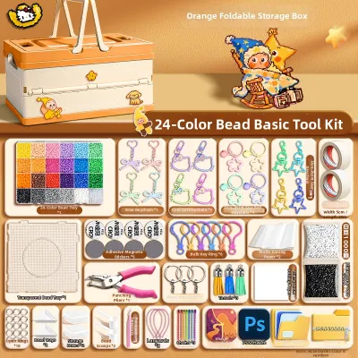 MINGZHUO | Girls Birthday Gift DIY Craft Beads Kit Toy