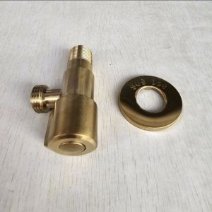 Kran Shower Kloset Soligen YG 4 Gold Stainless Steel Sus 304 Drat 1/2 Inchi - Kran Closet - Kran Tee Shower - Kran Kamar Mandi