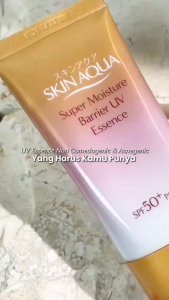 SKIN AQUA Super Moisture Barrier UV Essence SPF50+ PA++++ Sunscreen Protection & Moisturizing Water & Sweat Resistant - 40Gr