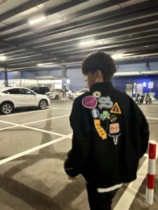 Áo Khoác Bóng Chày Thêu Phong Cách Mỹ Thường Ngày Cho Nam Mùa Thu Áo Khoác Ngoài Có Nút Cài Dài Tay Thường Ngày Áo Khoác Ngoài