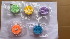 6 pcs Maze Toy Key Chain Roll-On 3D Balance Ball Game Small Gift Christmas Gift Birthday Gift For Kids