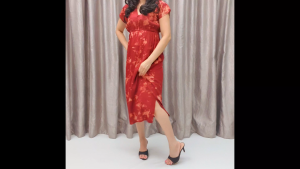 [035] [1091] MANOHARA DRESS TIE DYE/LONG DRESS TIE DYE