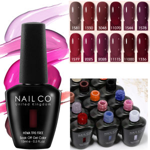 NailCO 15ml TPO-FREE Gel Nail Polish Long-Lasting French Style Gel Nail Supplies For Manicure DIY Design Nail Art Varnish Gel