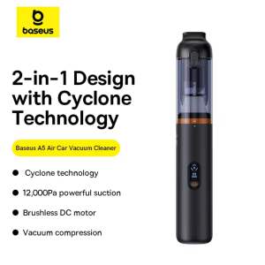 Baseus A5 16000Pa Wireless Car Vacuum Cleaner Powerful Portable Handheld Automotive Mini Vacuum Cleaner