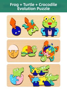 XIAOWANDOU | Educational Wooden Puzzle for Children 3-6 Years Old